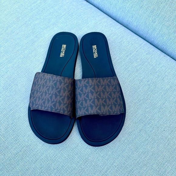 Michael Kors Shoes - Michael Kors Eva signature slide sandal.